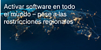 ¿Cómo se pueden evitar las restricciones regionales en la activación de software desde cualquier parte del mundo?