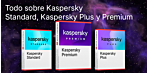 ¿Cuál es la diferencia entre Kaspersky Standard, Kaspersky Plus y Kaspersky Premium?