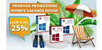 L'azione per le vacanze estive è stata estesa!