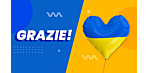 La nostra campagna di abbinamento per raccogliere fondi per i bisognosi in Ucraina è risultata un grosso successo!