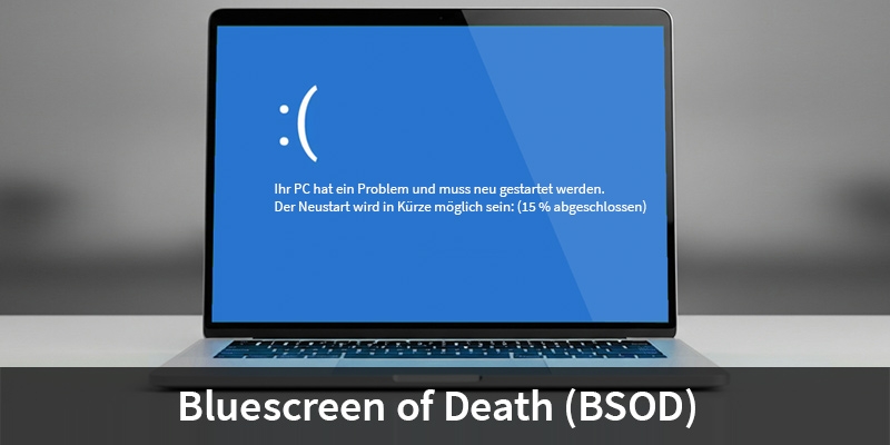 Bluescreen of Death (BSOD) und wie Windows-Anwender dieses Problem beheben können
