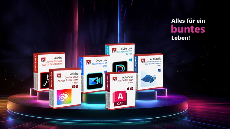 Adobe, Autodesk & Cyberlink 