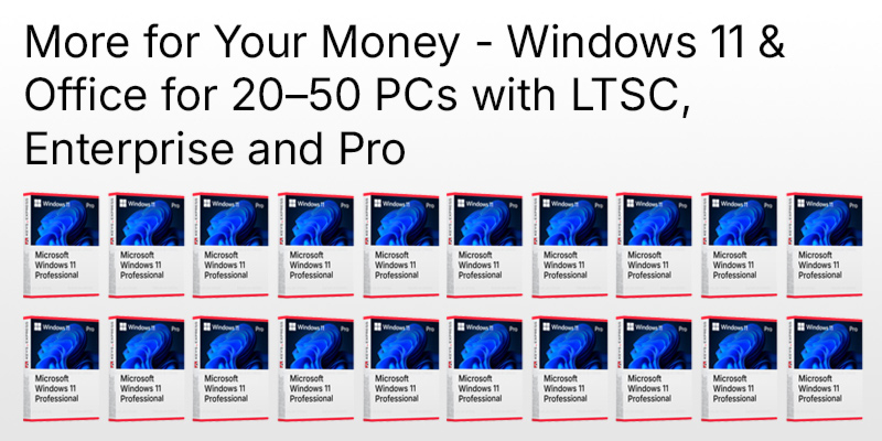 Pro, Enterprise, or LTSC? Here’s how companies with 20–50 PCs choose the right volume license package—and save four-figure amounts