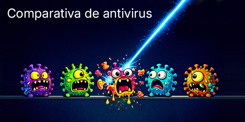 Comparación de antivirus de Norton, McAfee, Kaspersky, Avast, AVG, Bitdefender y otros.