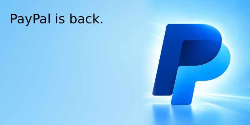 PayPal is back - now you can pay conveniently and securely again!