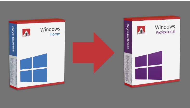 Upgrade von Windows Home zu Windows Professional