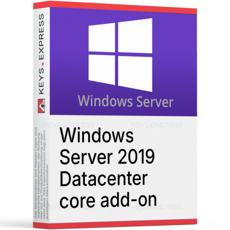 Microsoft Server 2019 Datacenter core add-on