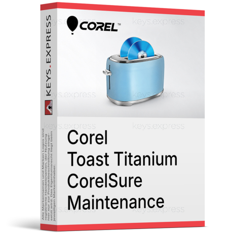 Corel Toast Titanium CorelSure Maintenance