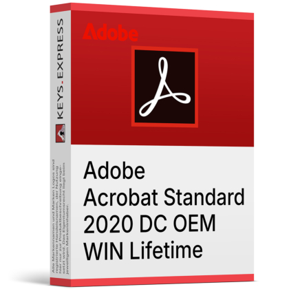 Adobe Acrobat Standard 2020 DC OEM WIN Lifetime