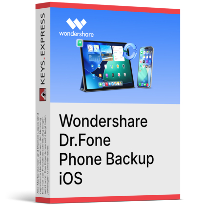 Wondershare Dr.Fone Phone Backup iOS