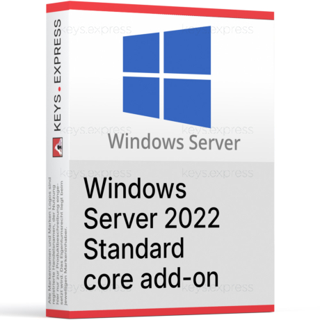 Microsoft Server 2022 Standard core add-on