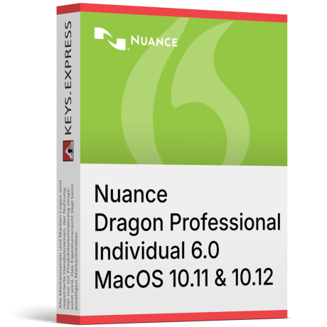 Nuance Dragon Professional Individual 6.0 MacOS 10.11 & 10.12