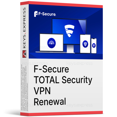 F-Secure TOTAL Security VPN Renewal Key