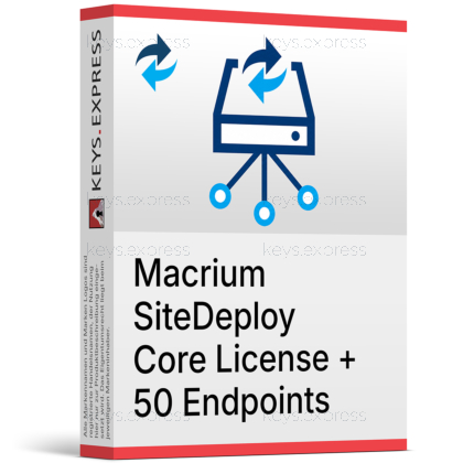 Macrium SiteDeploy Core License + 50 Endpoints