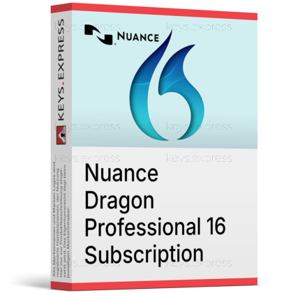 Nuance Dragon Professional 16 Subscription
