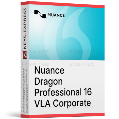 Nuance Dragon Professional 16 VLA Corporate