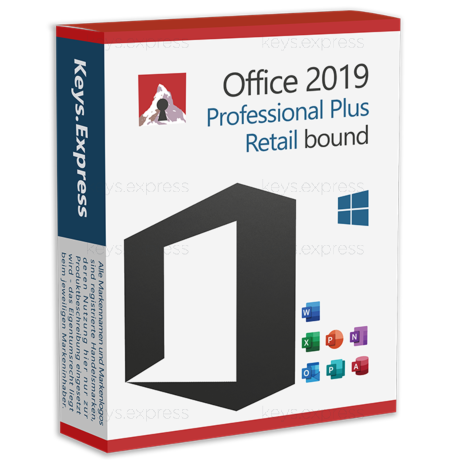 Microsoft Office 2019 Pro Plus Retail Key (MS account global)
