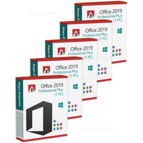 Microsoft Office 2019 Pro Plus (5 Keys)