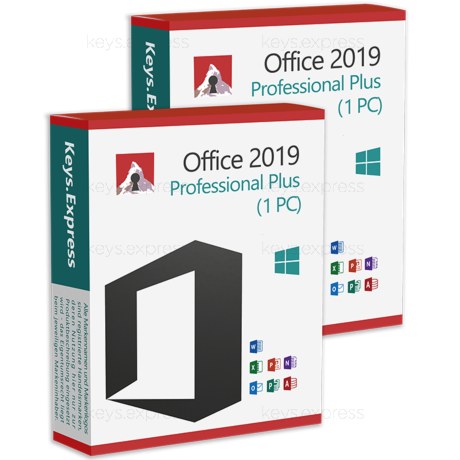 Microsoft Office 2019 Pro Plus (2 Keys)