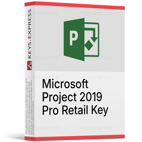 Microsoft Project 2019 Pro Retail Key