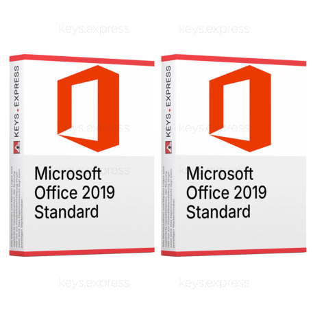 Microsoft Office 2019 Standard (2 Keys)