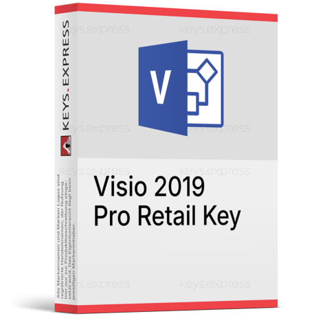 Visio 2019 Pro Retail Key (MS account global)