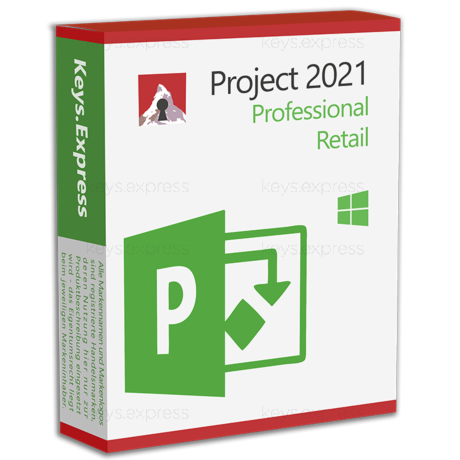 Microsoft Project 2021 Pro Retail Key