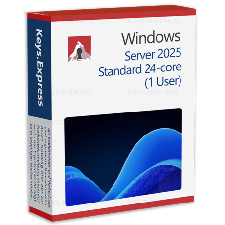 Microsoft Server 2025 Standard 24-core Key (1 User)