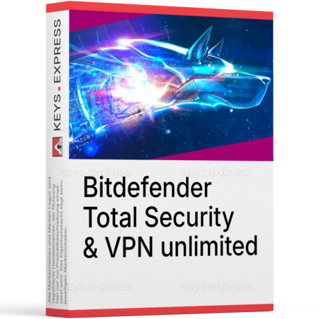 Bitdefender Total Security & VPN unlimited