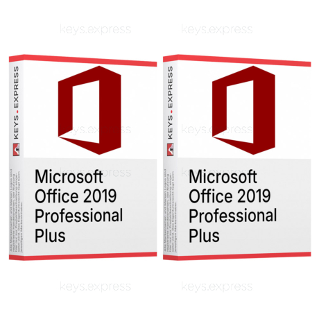 Microsoft Office 2019 Pro Plus (2 Keys)