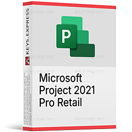 Microsoft Project 2021 Pro Retail Key - discounted at keys.express