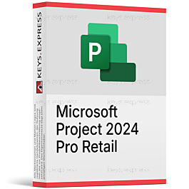 Microsoft Project 2024 Pro Retail Key (MS account global) - discounted ...