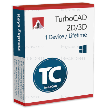 TurboCAD 2D/3D 1 Device/Lifetime