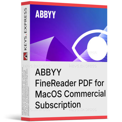 ABBYY FineReader PDF for MacOS Commercial Subscription
