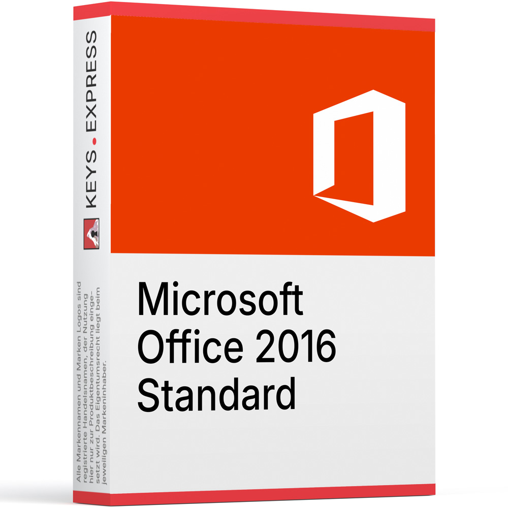 Microsoft Office 2016 Standard Key