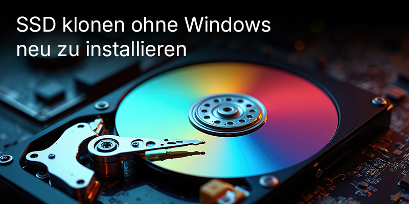 SSD klonen ohne Windows neu zu installieren: So wechseln Sie sicher von HDD oder alter SSD auf eine größere SSD