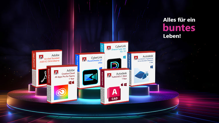 Adobe, Autodesk & Cyberlink 