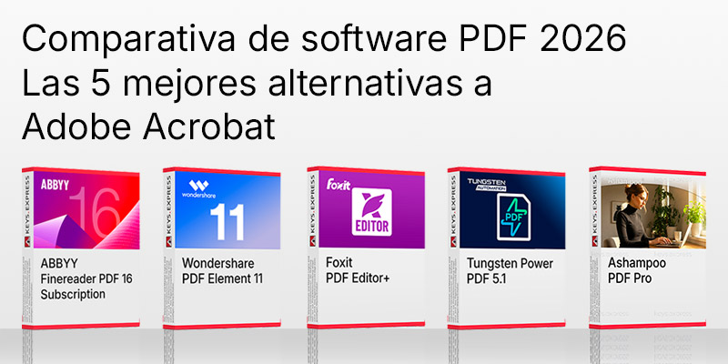 Comparativa de software de PDF 2026: las 5 mejores alternativas a Adobe Acrobat
