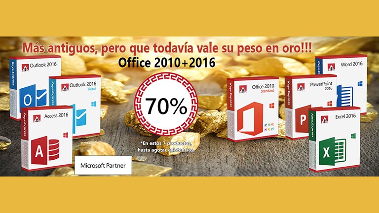 Microsoft Office 2016 y 2010 - ¡Antiguos, pero todavía valen su peso en oro!