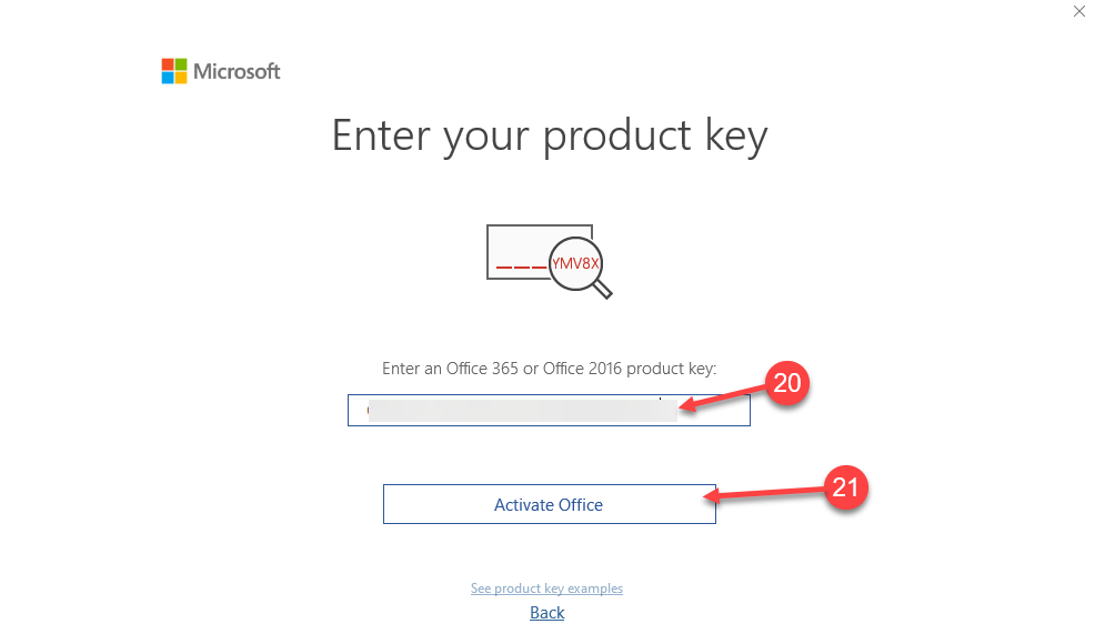 Microsoft Office Retail unbound - Keys Support