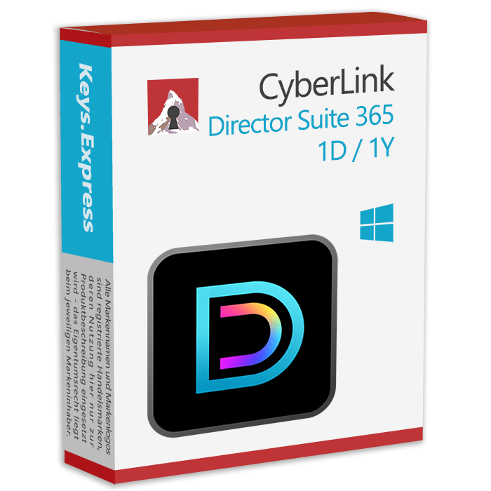 CyberLink Director Suite 365 1D/1Y - Keys Support