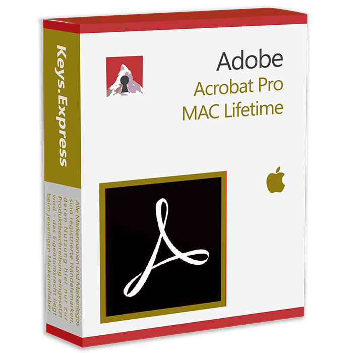 Adobe Acrobat Pro MAC Lifetime - Keys Support